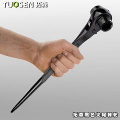拓森五金工具双方向架子工先先ラチェットソケットレンチ六角梅両用快速レンチ