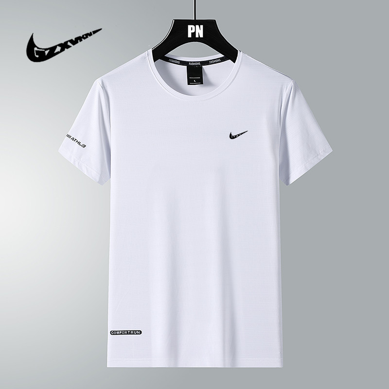 Men's Clothing 2026 Summer New Style Ice Silk Short-Sleeved T-Shirt for Men Loose Large Size Quick-Drying Sports Thin Half-Sleeved T-Shirt for Men Men's Clothing 2026 Summer New Style Ice Silk Short-Sleeved T-Shirt for Men Loose Large Size Quick-Drying Sports Thin Half-Sleeved T-Shirt for Men