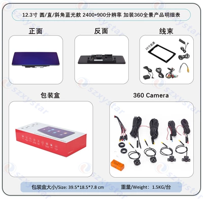 DVD Navigation — Versatile Universal Car-Mounted Device - add-360-panoramic-remarks-straightroundangled-t133-464g-carplay-wifi
