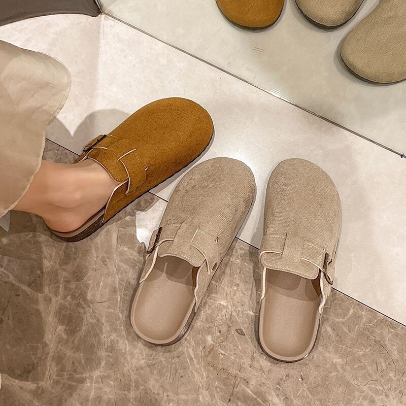 Ins High-Looking Toe-Toe Slippers Super Soft Outdoor Casual and Comfortable 2025 Autumn and Winter New Outer Wear Birkenstock Shoes for Women Ins High-Looking Toe-Toe Slippers Super Soft Outdoor Casual and Comfortable 2025 Autumn and Winter New Outer Wear Birkenstock Shoes for Women