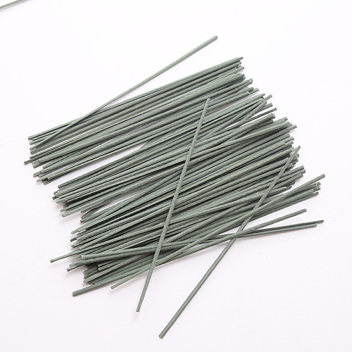 No. 2 flower pole simulated flower wall road guide flower arrangement pole handmade DIY silk flower material plastic package green wire fake flower branches