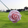 8cm foam PE simulation rose with pole and docked fake flower wedding wedding candy box accessories DIY hand holding flowers