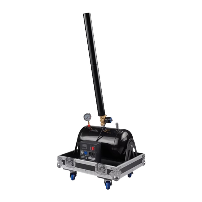 Wenjing DMX512 gran máquina de saludo de cañón máquina de papel de color al aire libre ceremonia de lanzamiento máquina de cinta de color inflable