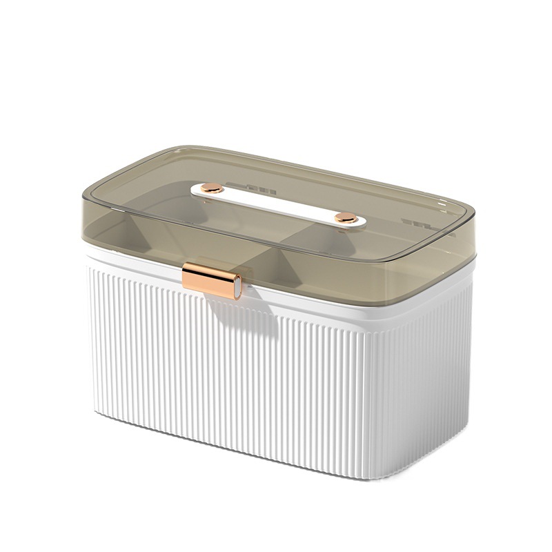Caja de la medicina del hogar caja de almacenamiento de Medicina de múltiples capas de gran capacidad médica y médica caja de primeros auxilios pequeña caja de la medicina