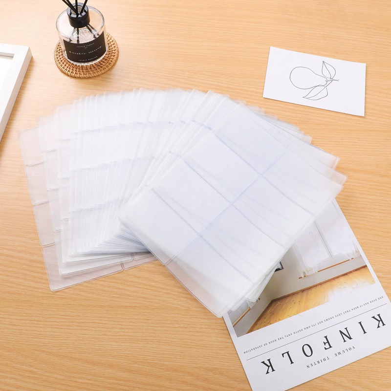 Transparent matte plastic anti-magnetic card holder, protective case