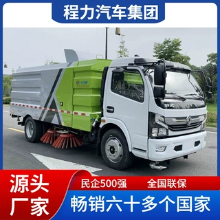 东风多利卡8吨扫路车道路清扫车县城10公里以内街道清扫高效清扫