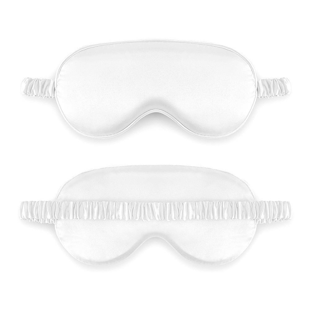 Cuffed Imitation Silk Blackout Sleep Eye Mask, Comfortable Zero Gravity Design — detail image 6