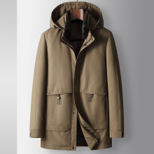 男式皮草冬季一衣三穿貂领加厚可脱卸兔毛内胆皮毛一体中年派克服