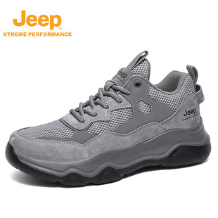 Jeep/Jeep Cool Summer New Lightweight Breathable Mesh Shoes, Fashionable, Versatile, Comfortable and Casual Hiking Shoes