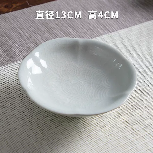 Special shaped refreshment tray-white