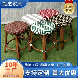 户外实木桌椅;藤编桌椅;户外金属桌椅