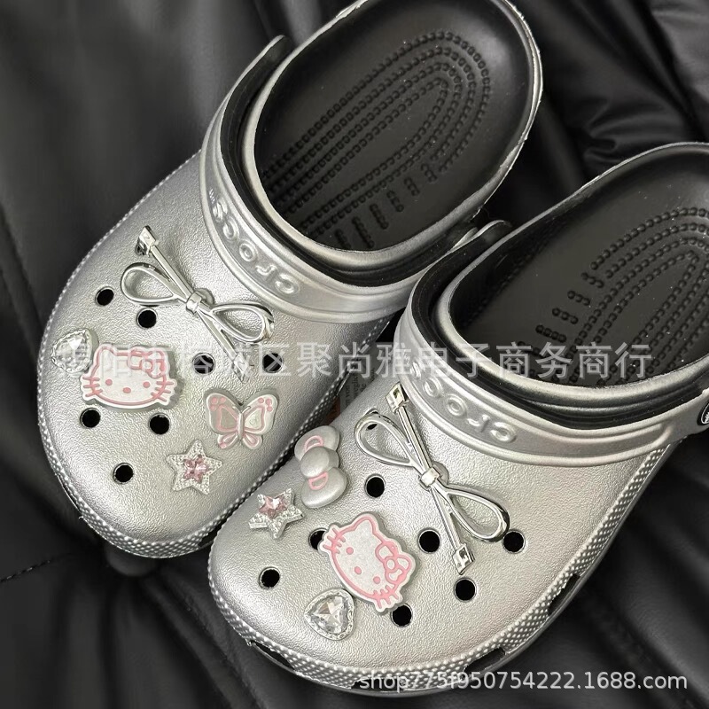 Shoe Buckle Cave Shoes Accessories Cartoon KT Cat Adaptable Resin Jewelry diy Upper Decorations Finished Removable