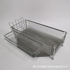 日韓ins風盤棚コップ棚小金単層収納棚ステンレスキッチンテーブルの水切り食器棚