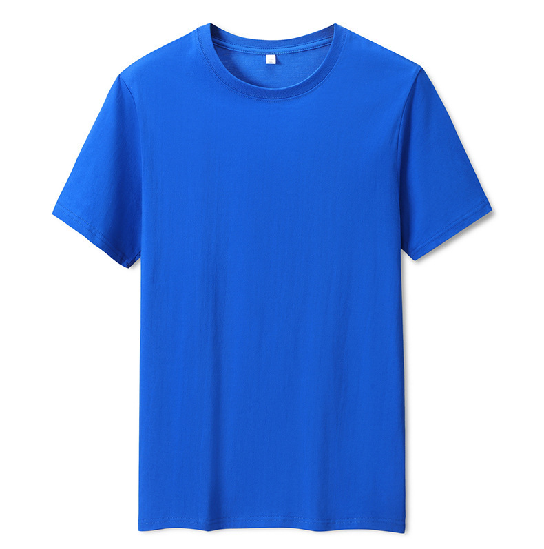 T-shirt Tops Type Wholesale Men's Simple Style Streetwear Solid Color Short Sleeve Men's T-shirt 90%Cotton