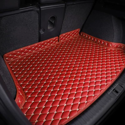 Trunk Mat – Trade Car Trunk Mat - bright-red-the-size-of-the-cross-border-small-package-is-about-403815-and-the-weight-is-about-1-kilogram