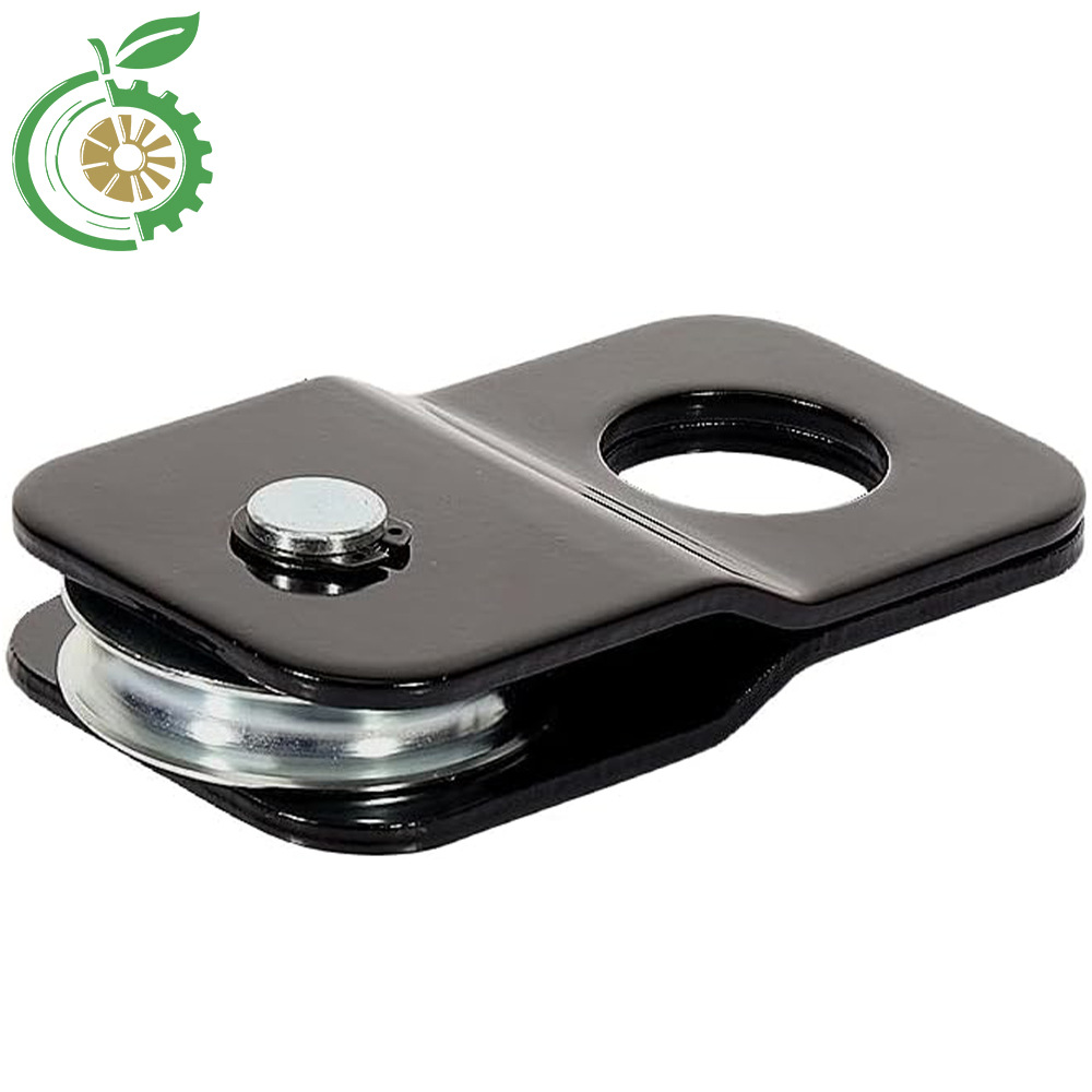 Factory Direct Sales Cross-Border 4t Off-Road Winch Stamping Pulley Movable Pulley Outdoor Off-Road Rescue Trailer Accessories Wholesale