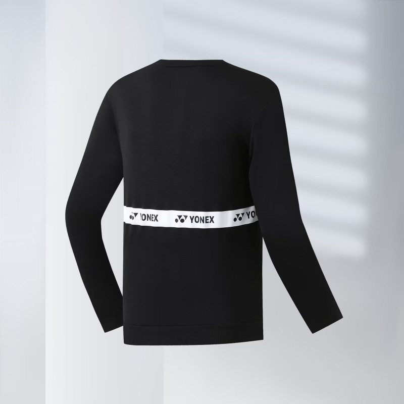 2025新款YY羽毛球服男女上衣长袖卫衣休闲运动训练系列印制|undefined