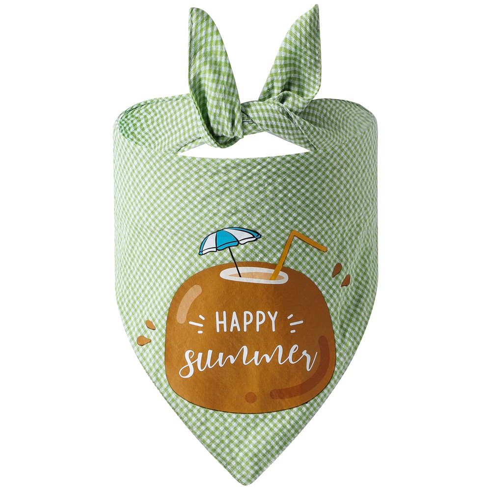 Tanpopo verano mascota bufanda perro triángulo toalla mascota saliva toalla perro bufanda perro saliva toalla perro