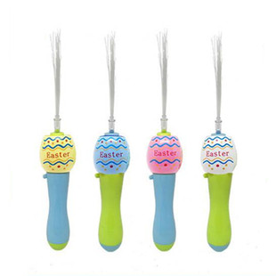 Easter egg light music fiber optic stick