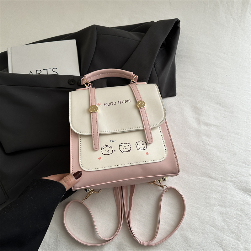 Bolsos retro para mujer 2025 primavera y verano nuevo bolso de mano textura bolso de hombro de color de contraste de todo fósforo bolso de mensajero de moda moda