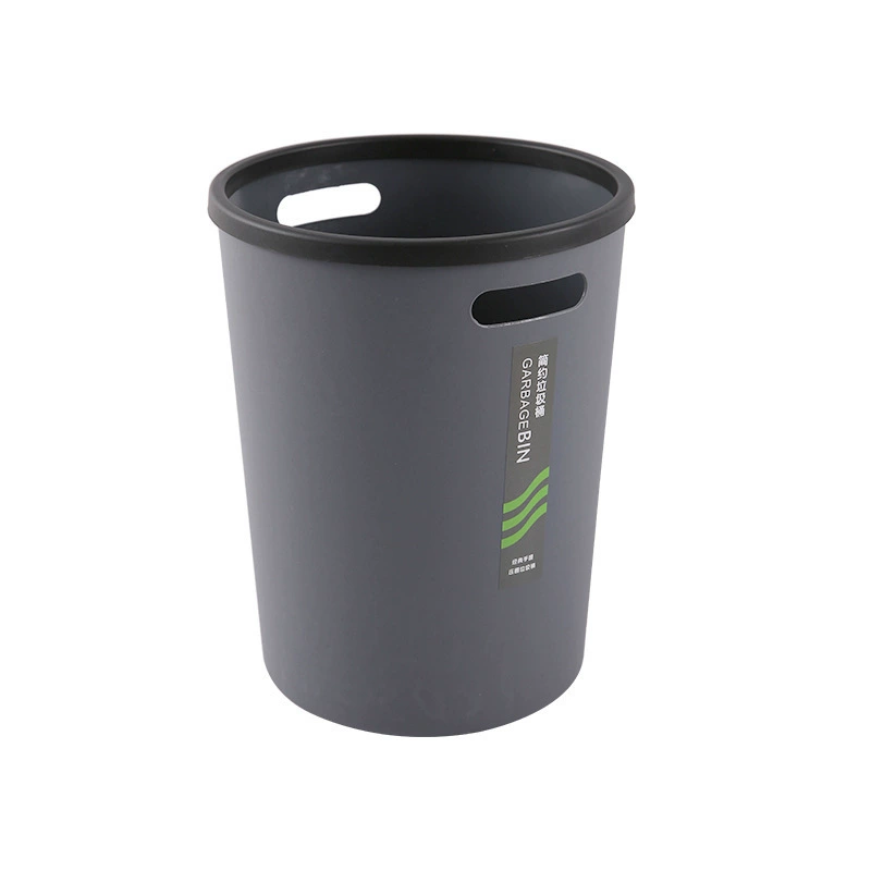 Plastic big garbage can, simple and elegant design, wholesale