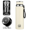 Capacious glass, handheld cup stainless steel with glass suitable for men and women