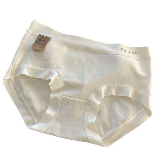 Baby Cotton A Class 7A Pure Cotton Briefs for Girls, Mid-High Waist All-Cotton Antibacterial Bottoms, Invisible Comfort Shaping Underwear for Women