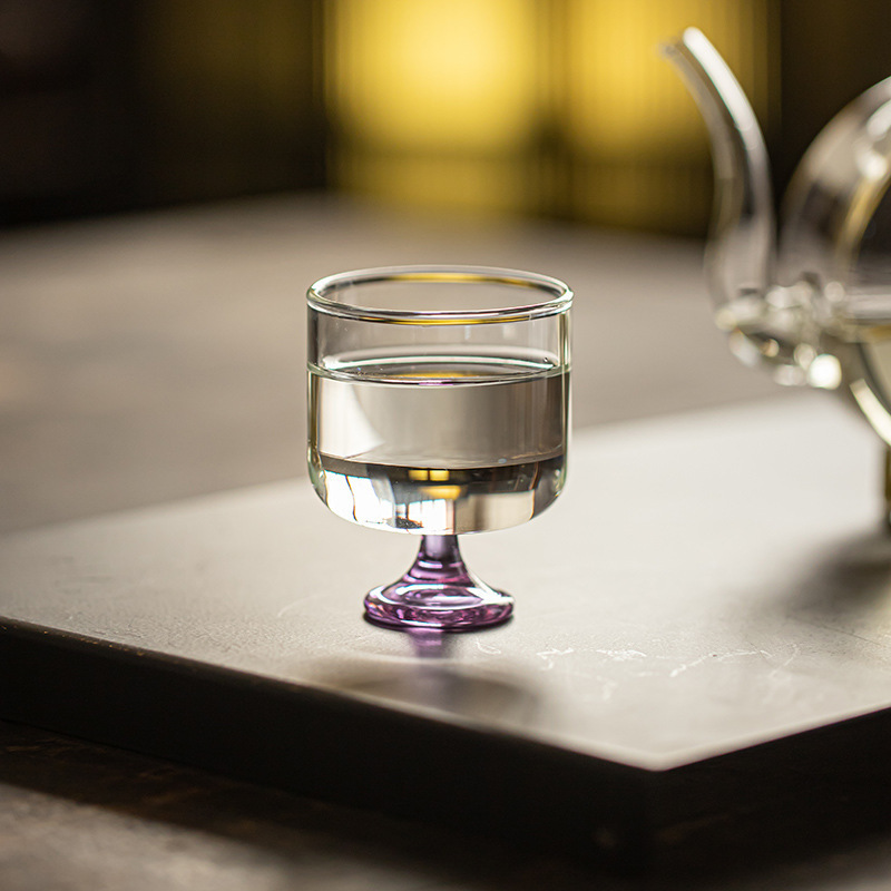 Glass tea cup