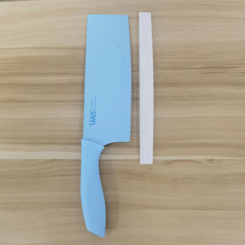 Fabricantes de cuchillos de pintura de cocina de acero inoxidable seis piezas con platos afilados caja de regalo al por mayor comercio exterior spot