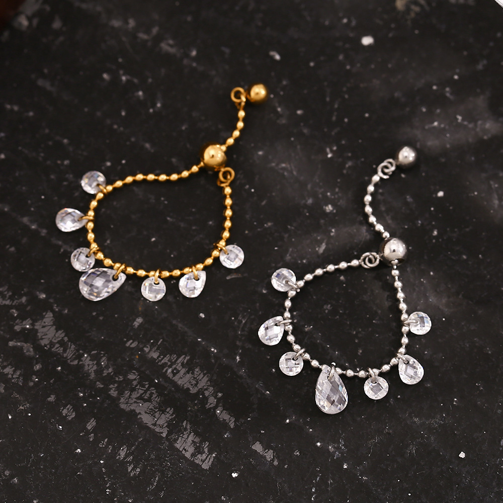 1 Piece Quantity Wholesale Jewelry Shiny Geometric 304 Stainless Steel 18K Gold Plated Rings