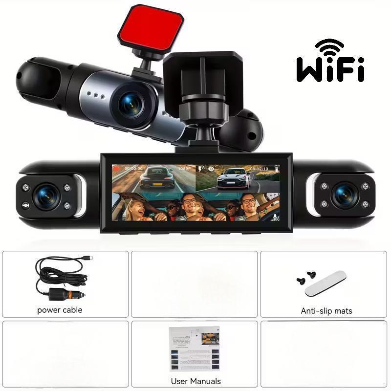 Zhongxing – Driving recorder WiFi Dash Cam - triple-lens-no-card-wifi