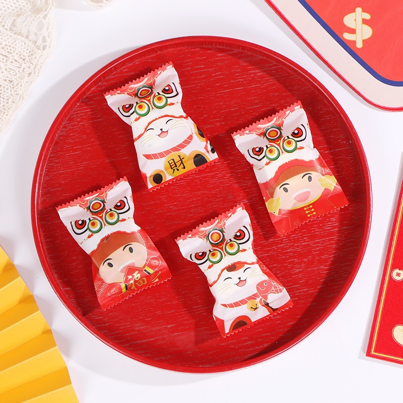 5.5 * 8.5 Danza de leones 4 en uno (aproximadamente 100); imagen de referencia; material compuesto