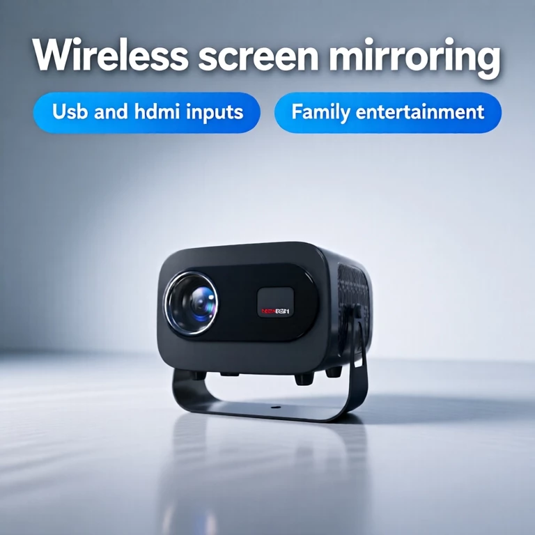 Transfronterizo A10Plus proyector Android proyector rotatorio de alta definición proyector inteligente WiFi inalámbrico transfronterizo