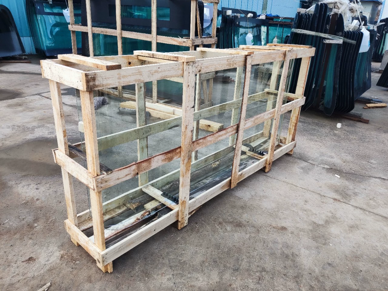 Платный киоск Стеклянный номер Стеклянный платный дом Стеклянный ящик Стеклянный