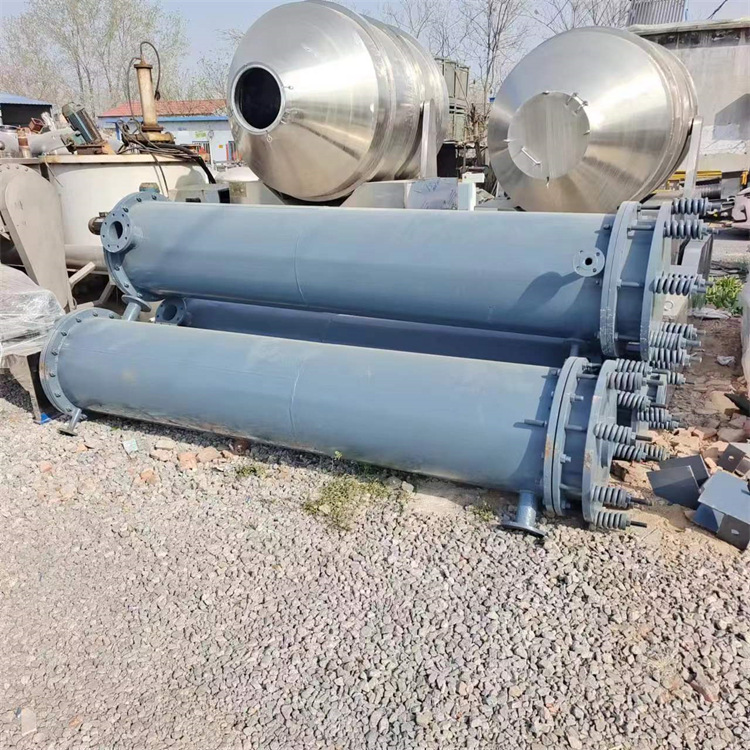 二手冷凝器 蛇管式强制循环挥发器换热设备圆块孔式石墨冷凝器