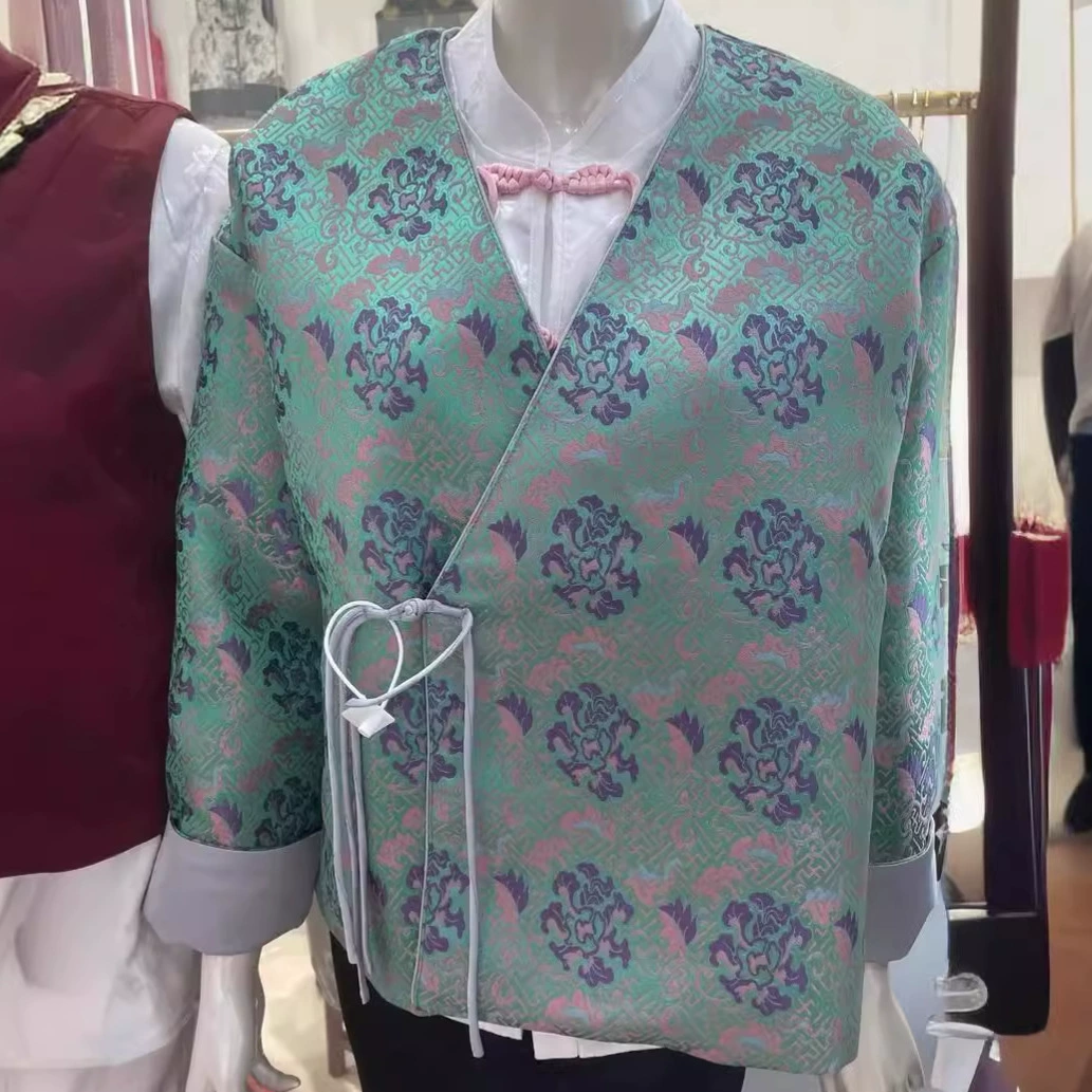 Mi-тот же новый китайский стиль имитация песни парчовой маски пальто женское 2024 новое весеннее взрывное пальто