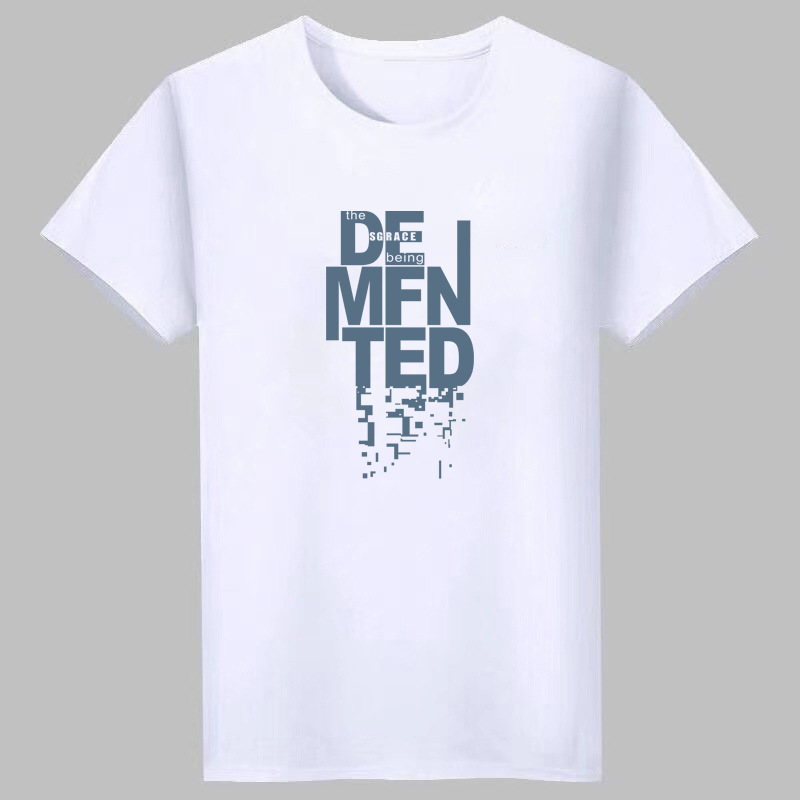 Camiseta de los hombres de verano de moda cómodo suéter estudiante superior estilo coreano slim fit manga corta todo partido simple hombres