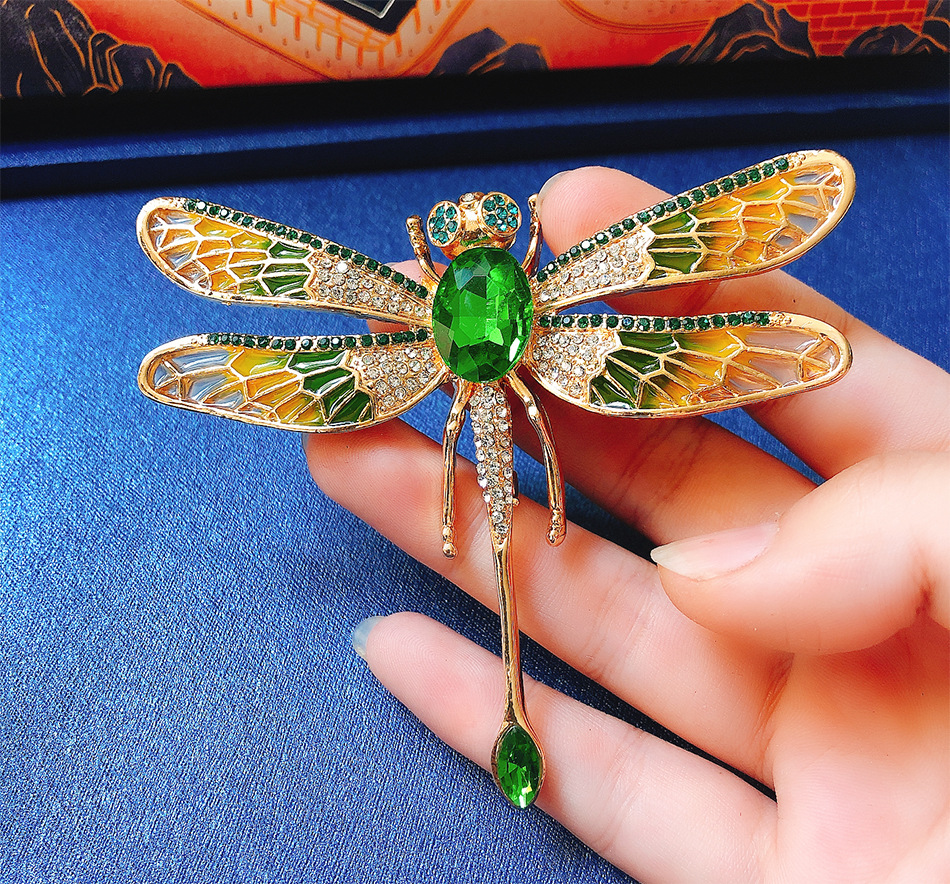 Lady Insect Alloy Stoving Varnish Plating Artificial Gemstones Unisex Brooches display picture 7