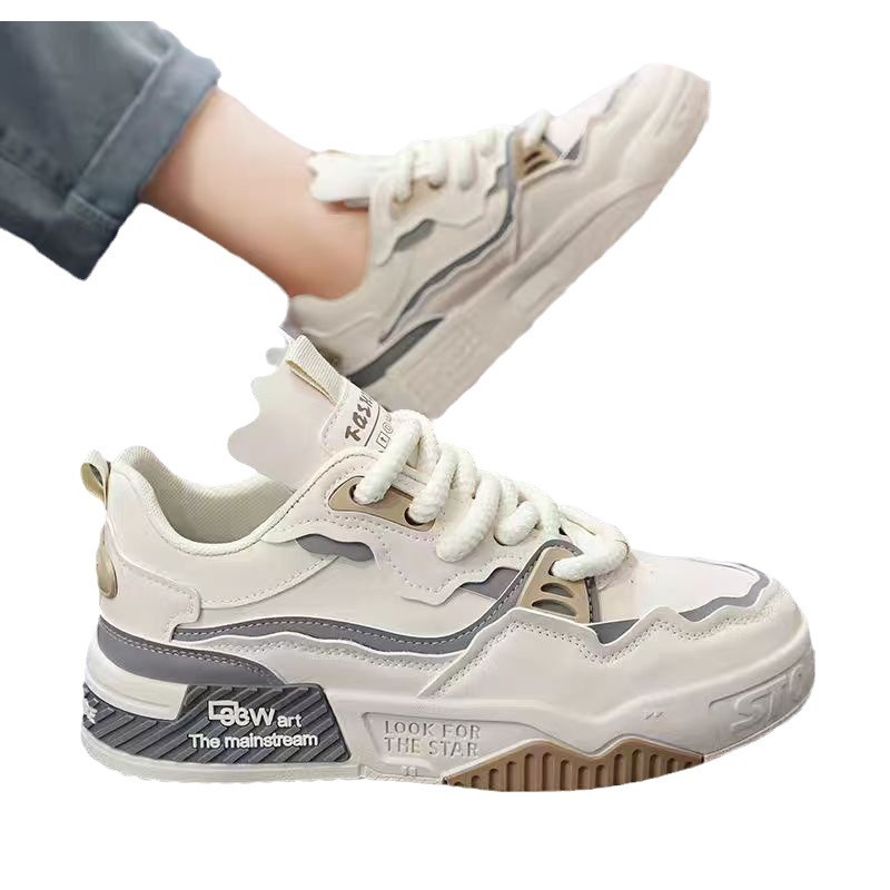 Zapatos de invierno para hombres en línea 2026 nuevos zapatos casuales de plantilla antideslizante zapatos de moda juveniles