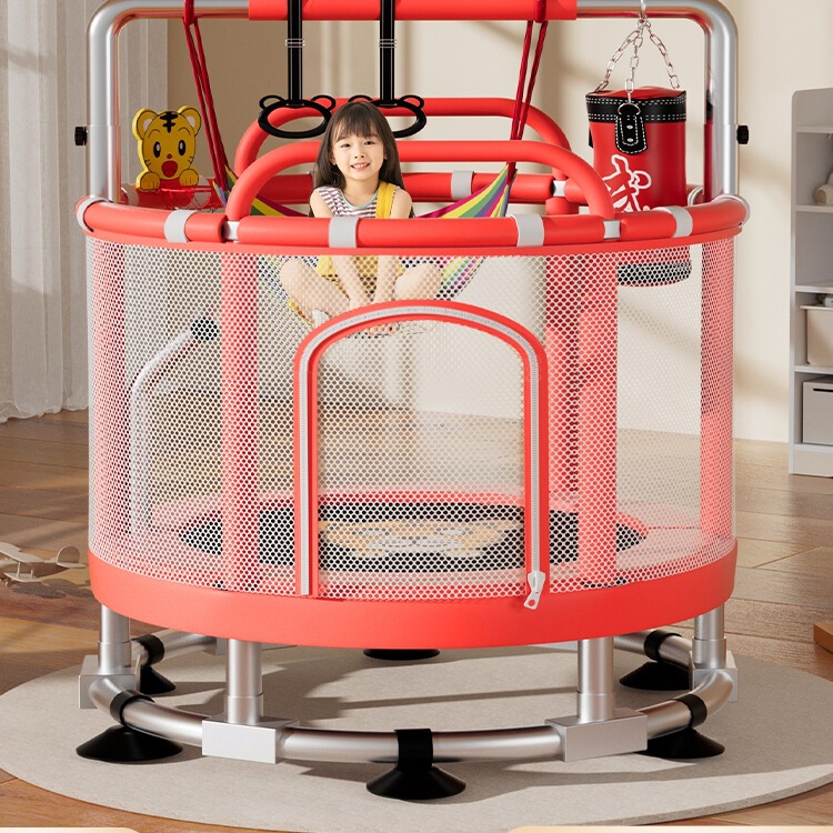 Trampoline Household Indoor Children's Trampoline with Protective Net Trampoline Swing Baby Trampoline Toy Set Trampoline Household Indoor Children's Trampoline with Protective Net Trampoline Swing Baby Trampoline Toy Set