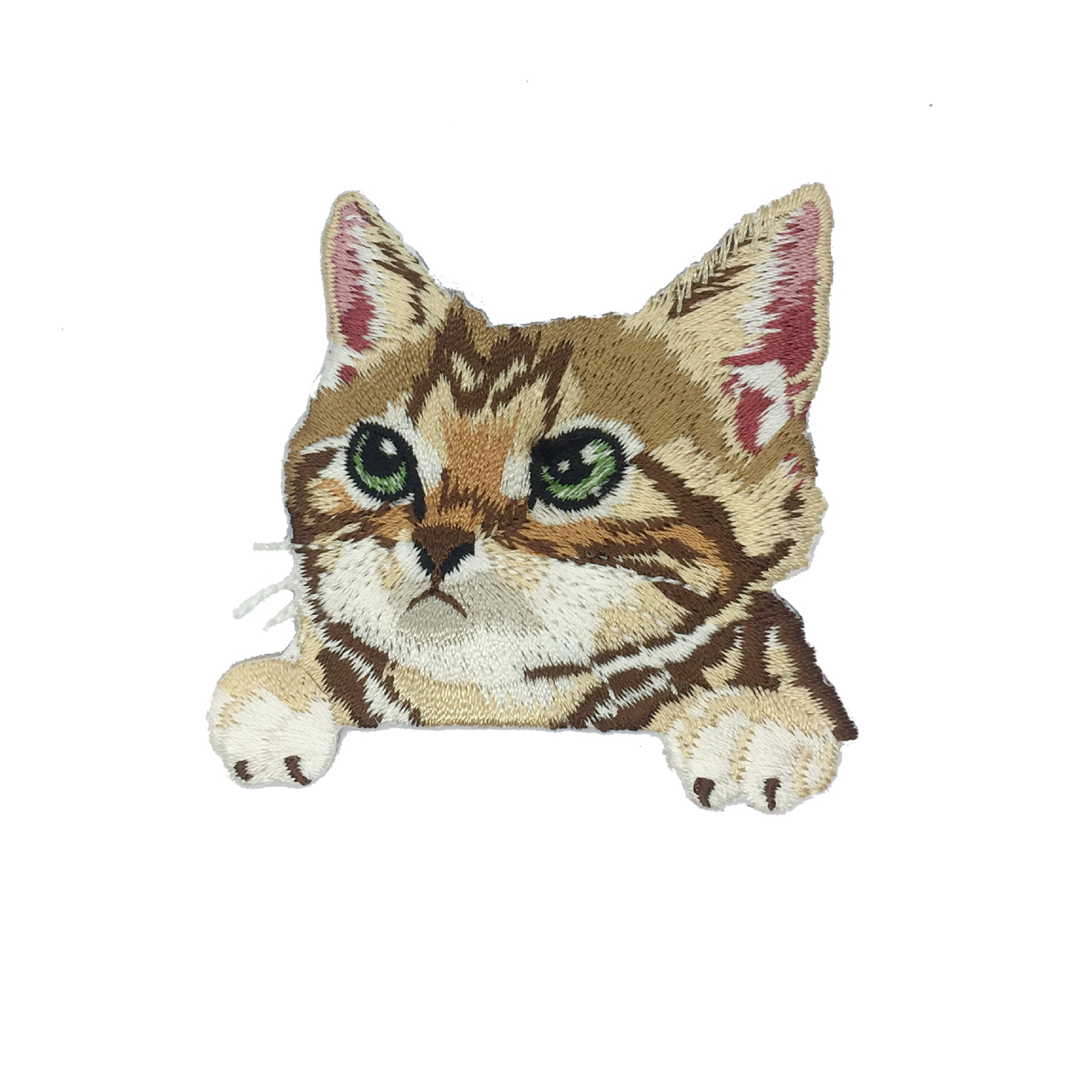 Procesamiento personalizado de dibujos animados amazónicos tejidos bordados parches espalda velcro sello espalda bordado pegatinas