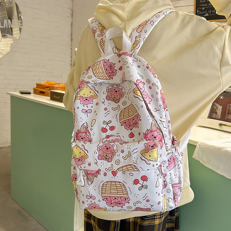 Nueva mochila 2025 mochila ligera de alto valor para estudiantes universitarios de ocio mochila escolar de gran capacidad para estudiantes de secundaria y preparatoria