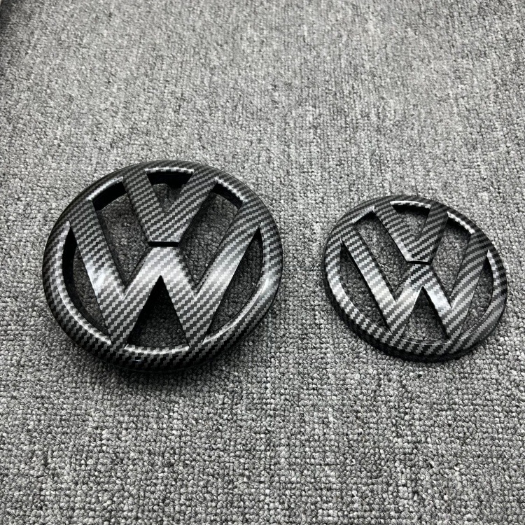 Volkswagen – Car logo Golf 6 MK6 - golf6-front-and-rear-logo-carbon-fiber-pattern