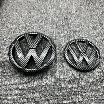 Car logo 6 Golf 6 Mk6 Modified - golf6-front-and-rear-markings-carbon-fiber-pattern