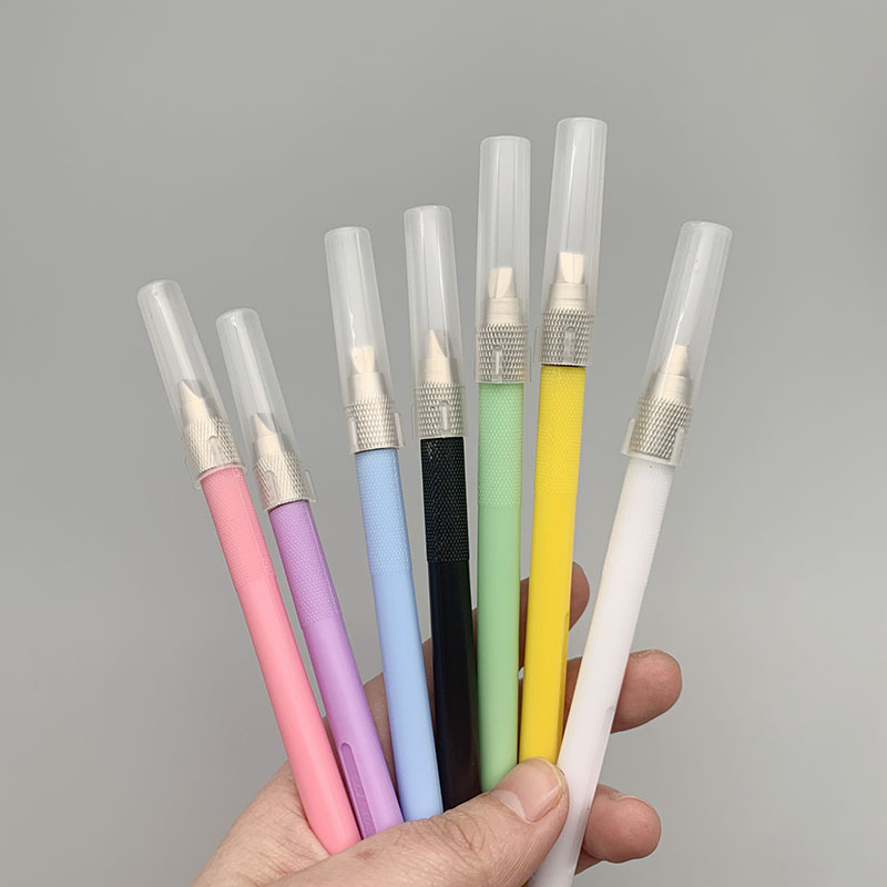 雕刻刀 橡皮章雕刻筆刀 木雕紙雕剪紙刀 手機貼膜刀 彩色美工刻刀