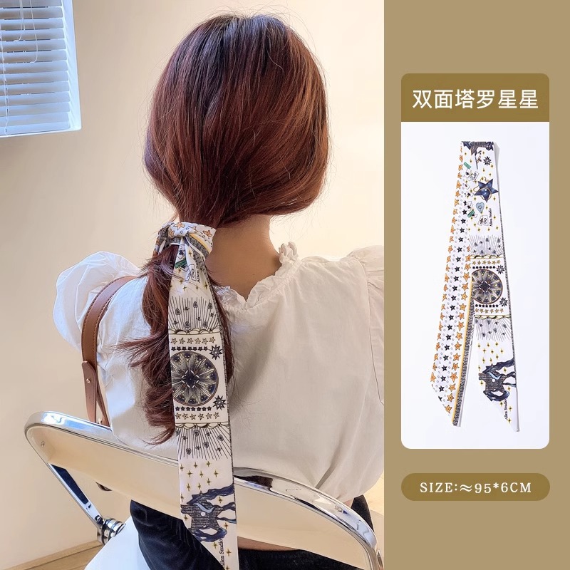 Dulce cabello roto, cinta, cuerda para el cabello, pañuelo de seda para el cabello atado de hadas francesas, lazo de alta calidad, cabello trenzado, una pieza, cuerda para el cabello, accesorios para el cabello