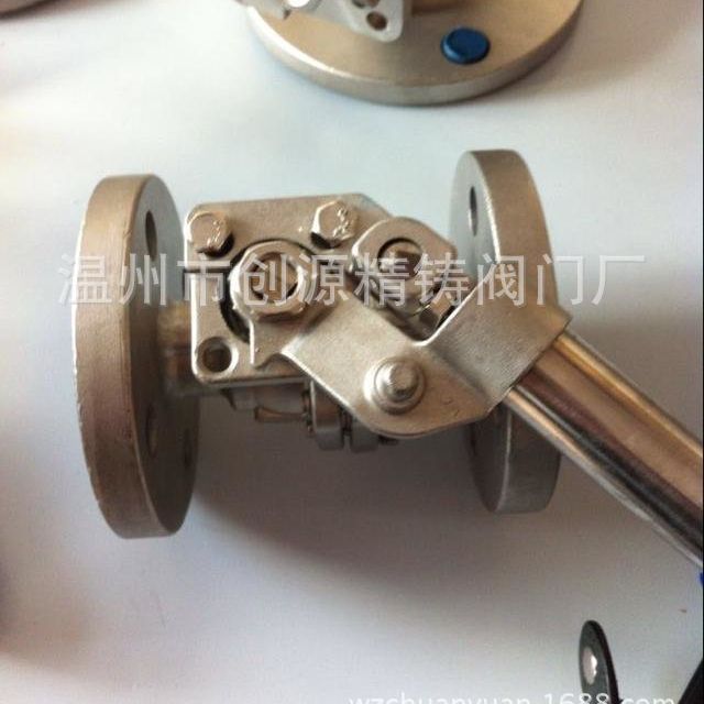 创源西德阀门弹簧复位法兰球阀 高品质无滞留球阀 碳钢不锈钢球阀