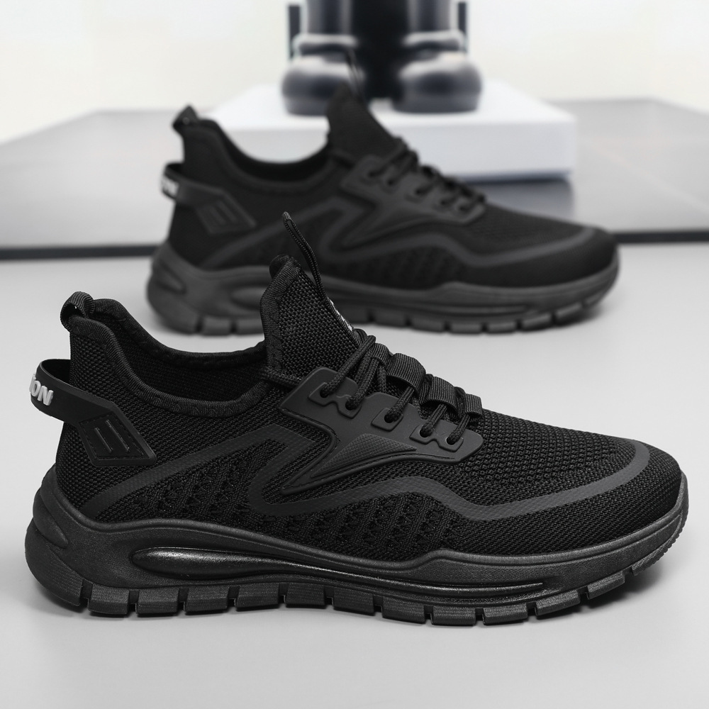Zapatos deportivos de hombre transfronterizos de moda zapatos casuales transpirables de malla universal ligero y cómodo zapatos de hombre con suela gruesa al por mayor