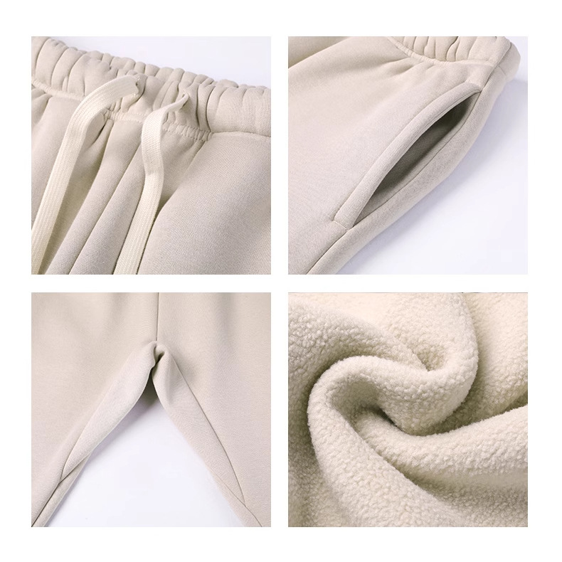 Otoño y invierno más terciopelo grueso ropa de hombre un conjunto completo de ropa deportiva europea y americana cremallera transfronteriza suéter hombre conjunto personalizado