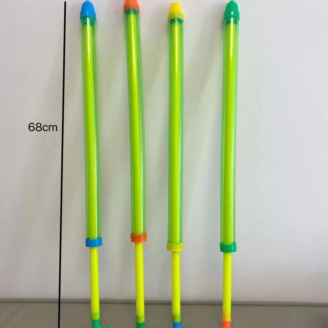 Pistola de agua de extracción infantil alargada 65cm de longitud de verano playa de agua jugando agua de bombeo de agua punto escénico al por mayor